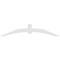 Ekena Millwork Archdale Architectural Grade PVC Gable Bracket, 96"W x 20"H x 4"D x 6"F, 5/12 Pitch GBP096X20X0406ARC00 - alternate 3